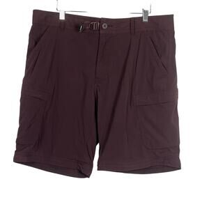 REI CO-OP Shorts Men's 36W Dark Brown Hiking Cargo Camping Outdoors
